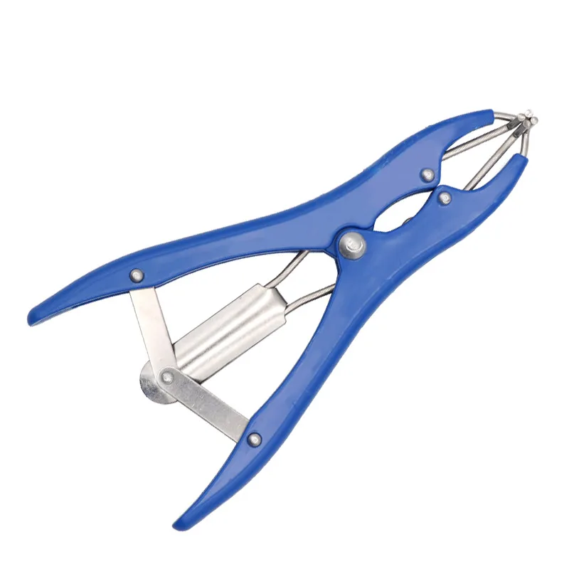 Pig Sheep Goat Dog Castration Forceps Plastic Blue Cutting Tail Castration Burdizzo Pliers
