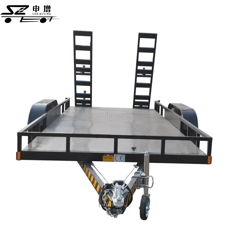 High Quality Car Transporter Trailer Ramp Car Trailer for Sale