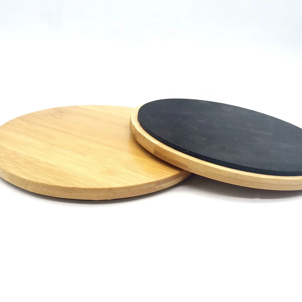 Wood Core Sliders Disc Style Environmental Bamboo New