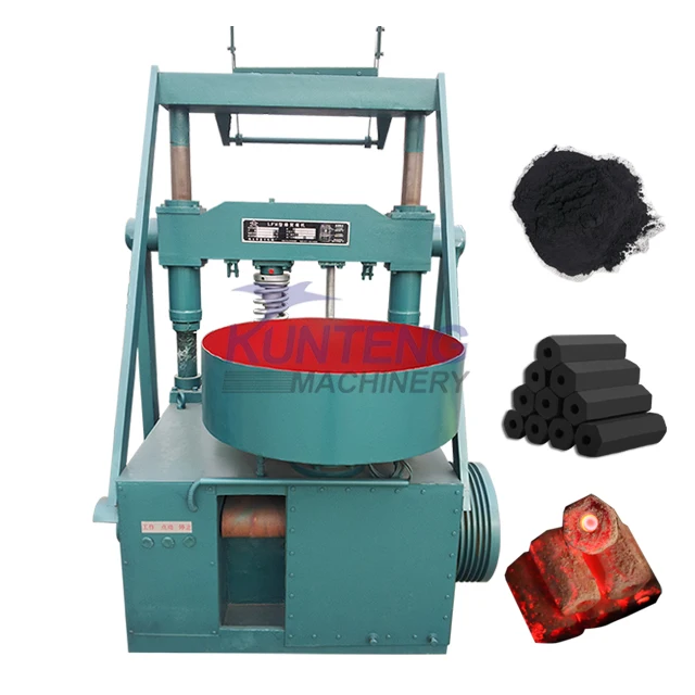 KUNTENG Mud Coal Ball Press Machine Model Coal Production Line Complete Set Vertical Honeycomb Coal Forming Machine