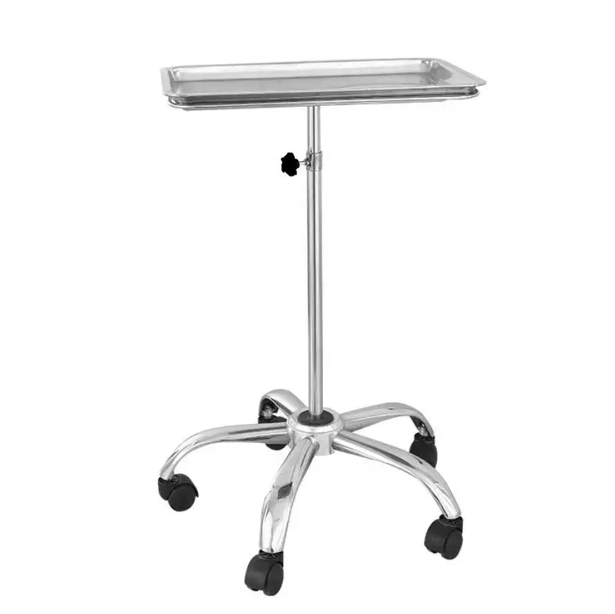 Hospital Stainless Steel Mayo Stand Medical Mayo Trolley for Nursing/ Operation Room