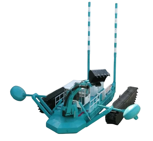 Amphibious Excavator Dredger factory direct Multifunction Dredger with winch pump bucket rake vertical pile crushing hammer
