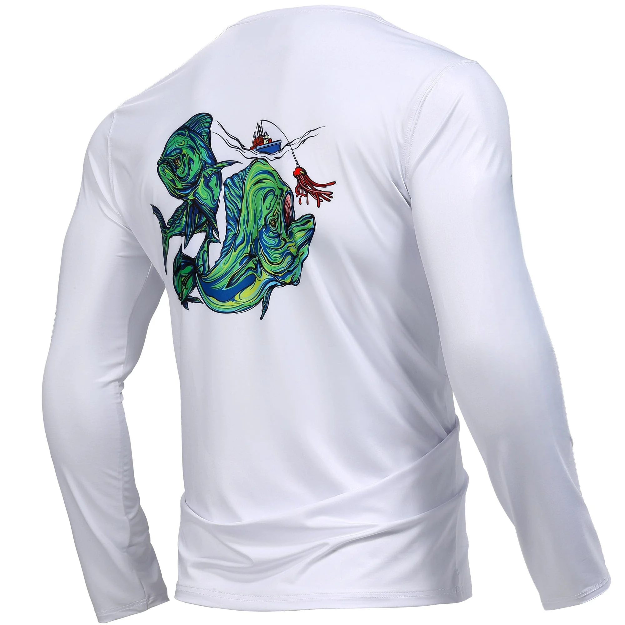 Anti-Mosquito Fishing Wear Polyester Sublimation Fishing Shirt Jersey Fishing Shirts Custom Sportswear