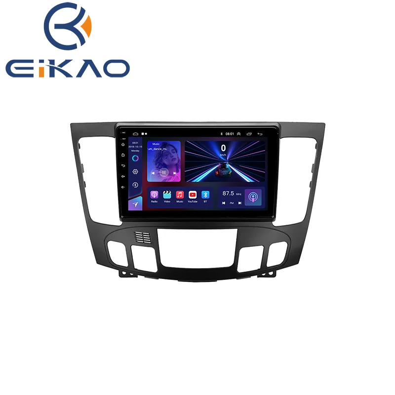 Автомагнитола на Android 10 с сенсорным экраном для HYUNDAI sonata 2009 автоматической поддержкой переменного тока GPS Wi-Fi автомобильный DVD-плеер