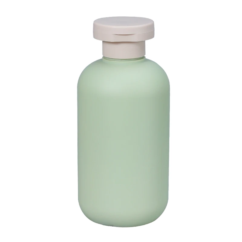 Wholesale Custom Logo Plastic Cosmetic Shampoo Bottle With Flap Cap
