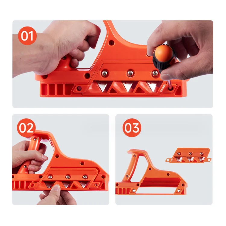 Plasterboard Cutting Angle 45  Degree/60 Degree Planer Multi-angle Plasterboard Chamfering Bevelling Angle