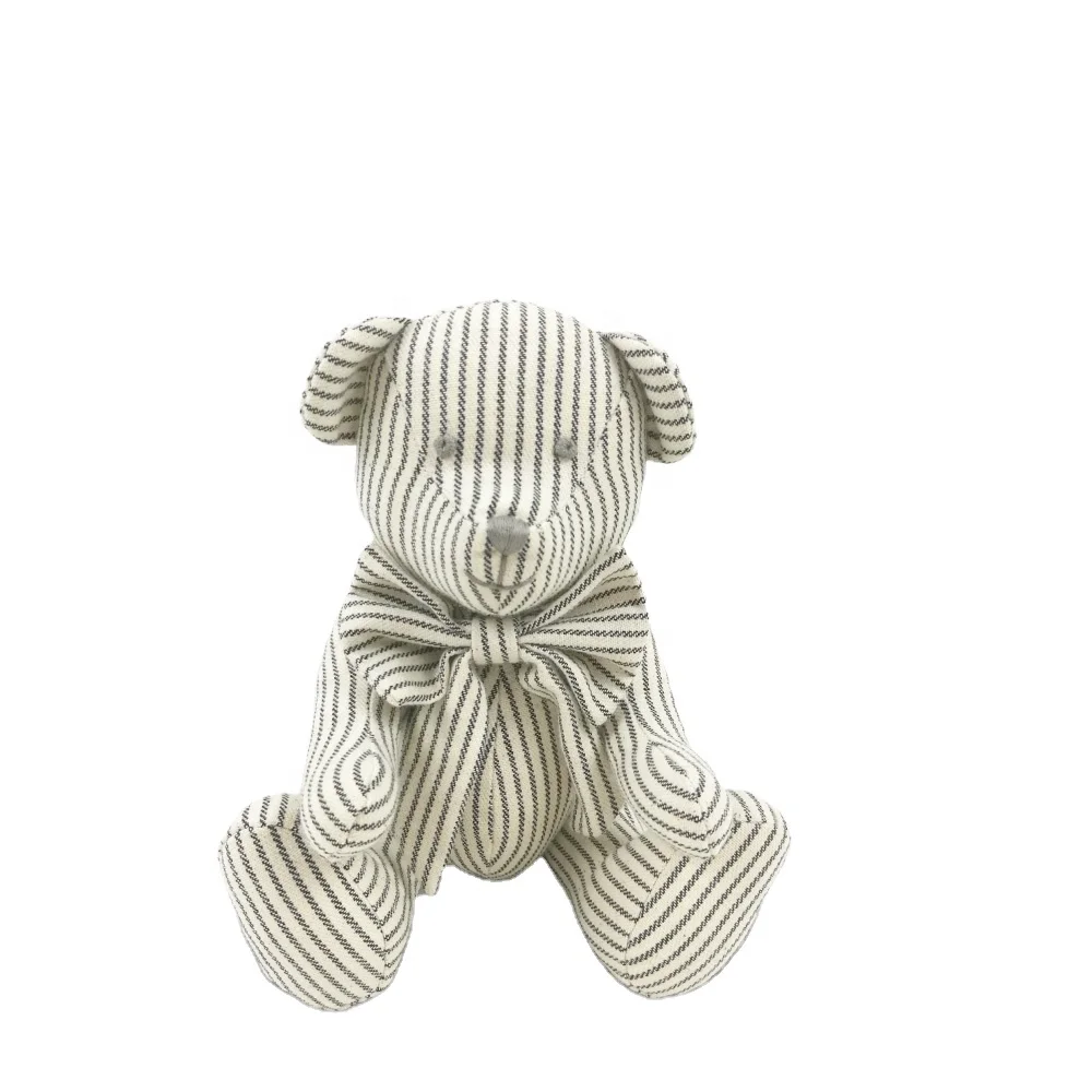 Source Factory Cloth Teddy Bear Toy Animal Big Striped Bear Skin Christmas Gift Joint Kids Bed Sleeping Toy Doll Plush Bear