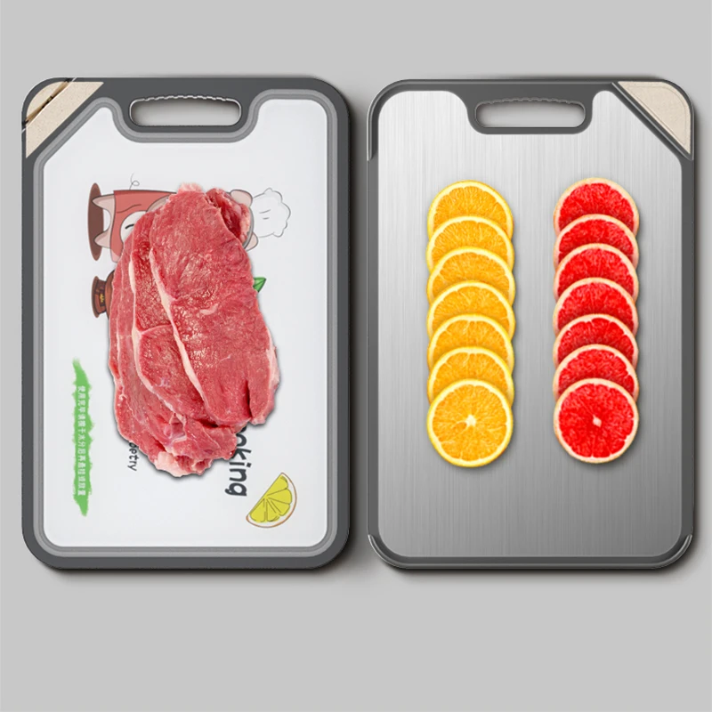 Plastic multi chopping blocks logo polyethylene chopping board smart multifunction large personalized cutting board for kitchen