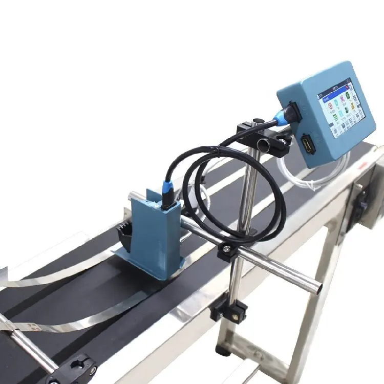 4.3 Inch Touch Screen On-line Printing Machine With The Transfer Table And Bracket