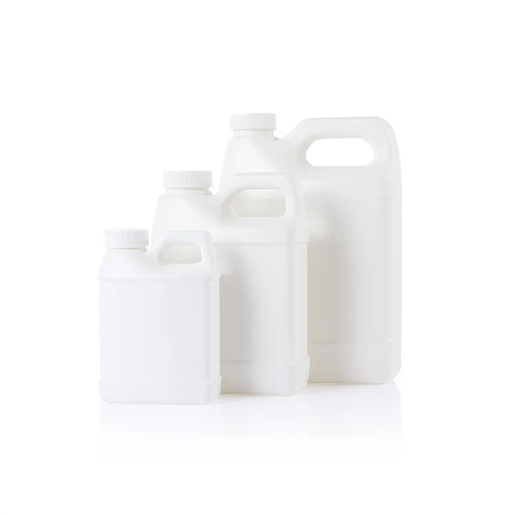 8oz 16 Oz 32oz White Hdpe F-Style Bottle Acrylic Nail Liquid Plastic Bottle Liquid Laundry Detergent Container Coconut Oil Pack