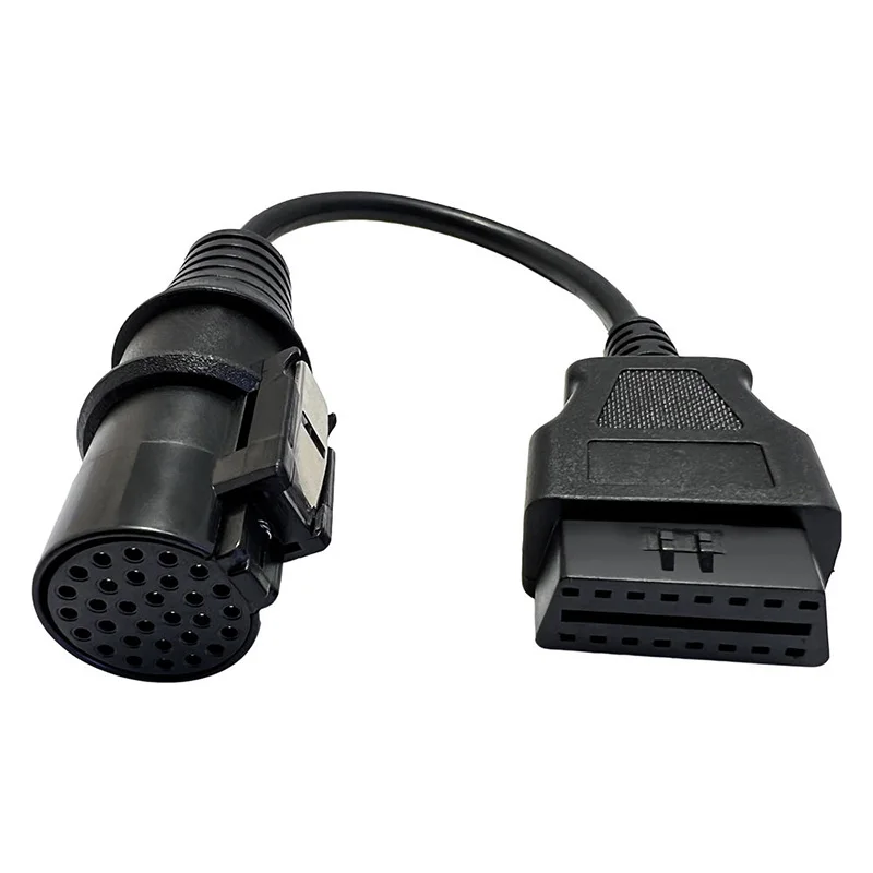 car obd connector obd adapter Professional customization and high quality IVECO 30PIN TO OBD 2 16PIN CABLE Trailer cable