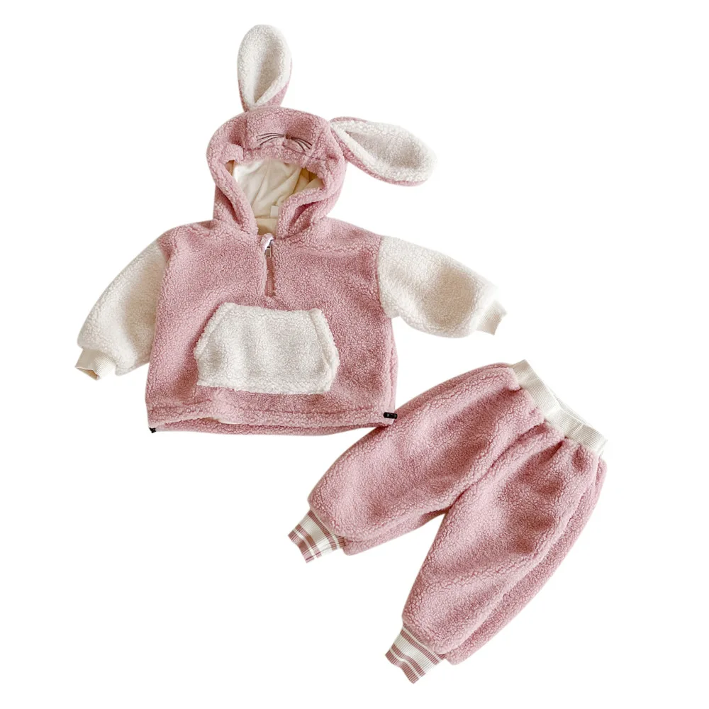 
2020 Fashionable Newborn Infant Toddler Kids Baby Long Sleeve Pants Winter Cotton Outfits Baby Clothes Set 