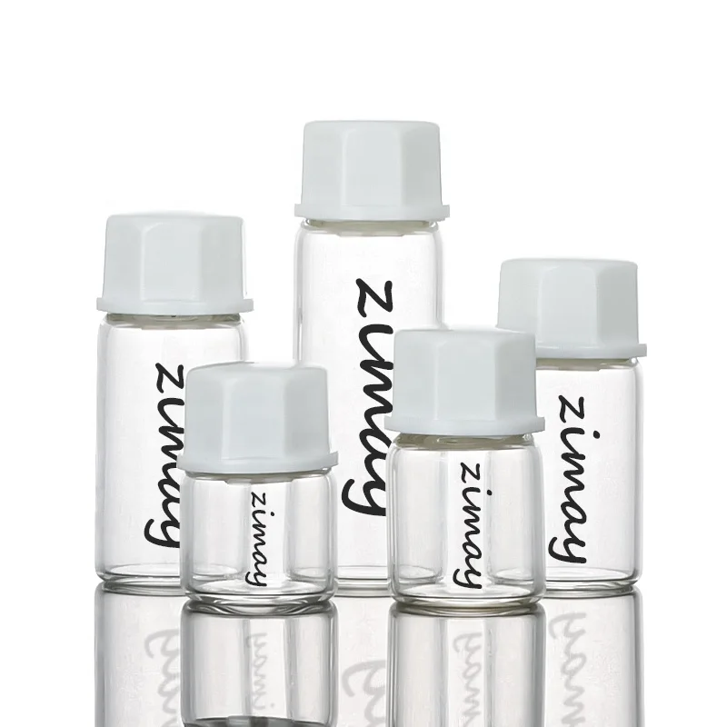 Wholesale Travel Use 2ml 2.5ml 3.5ml 4ml 5ml Mini Sample Vial Small Essential Oil Plastic Bottle With Screw Caps
