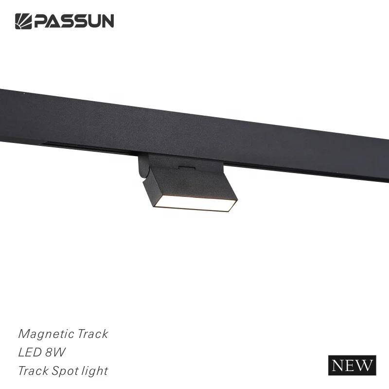 indoor magnet track 4 lines spotlight 12W