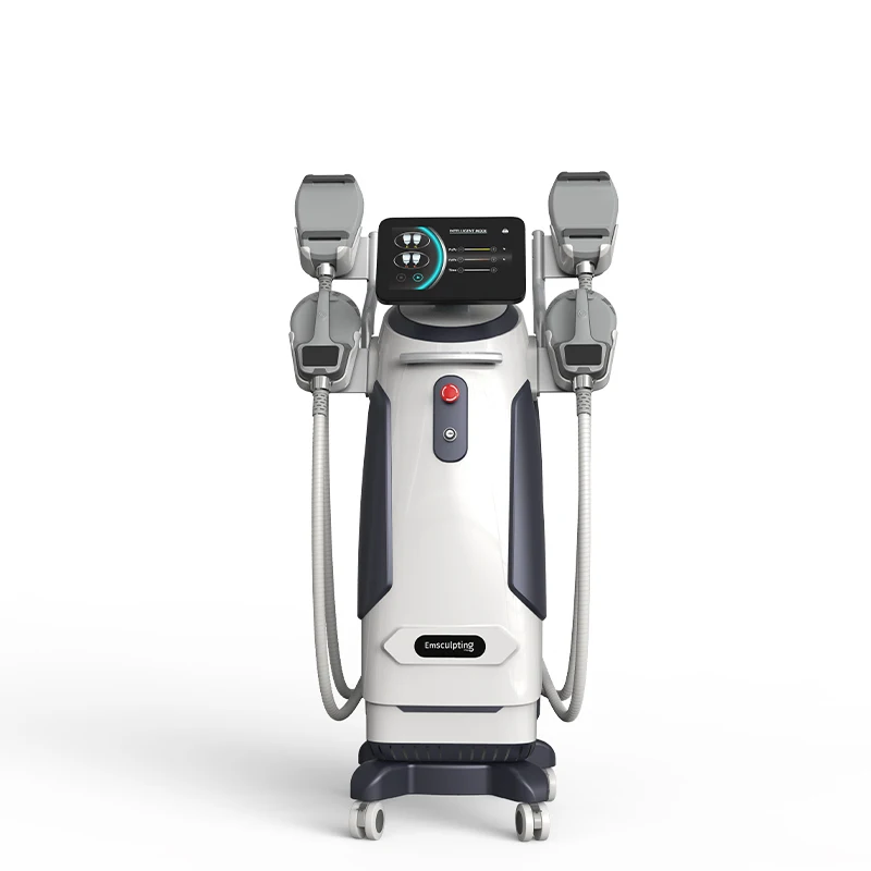 Новое поступление 2022, Радиочастотное устройство Ems с 4 ручками для похудения, стимулирующее мышцы