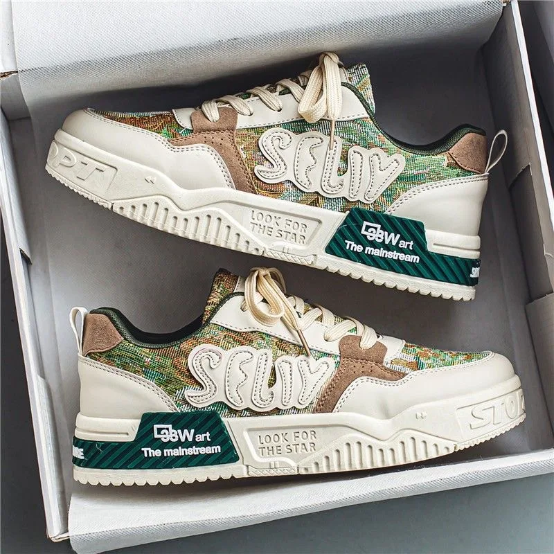 New Fashion Product Designer Customized Logo Sneakers Breathable Casual Flat Sports Walking Style Retro Shoes Custom For Men