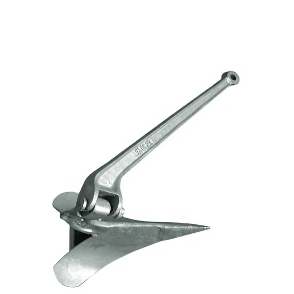 HOT DIPPED GALVANIZED PLOUGH ANCHOR (CQR) 5kg/11LB (plow anchor)