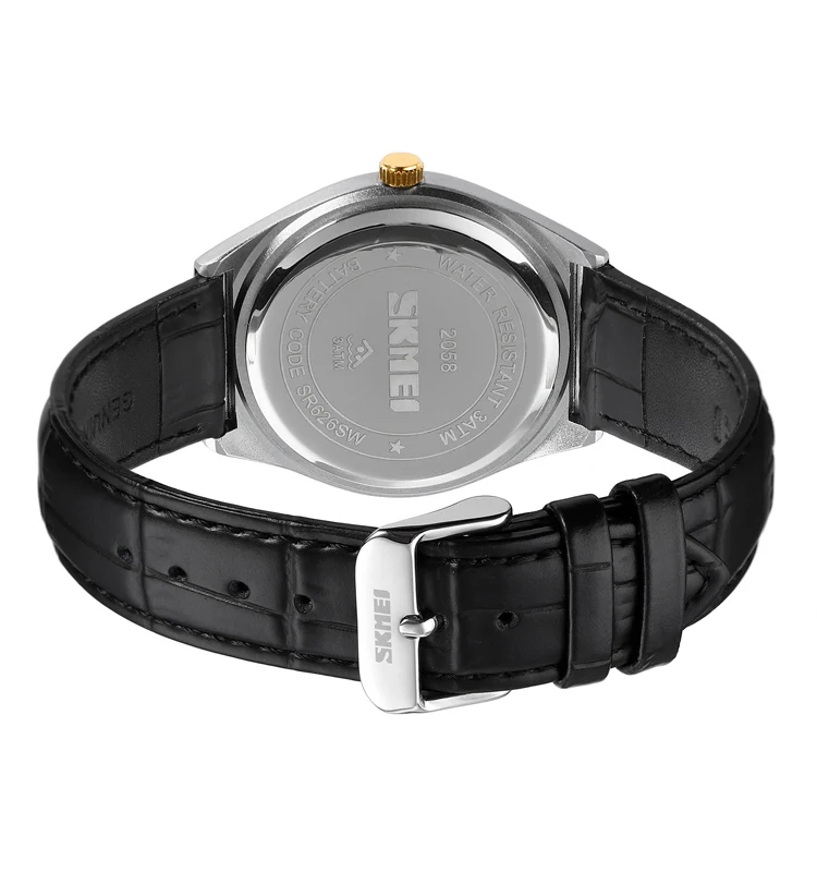 relojes hombre skmei 2058 luxury new design Blue stars 30m Waterproof belts leather watch for men