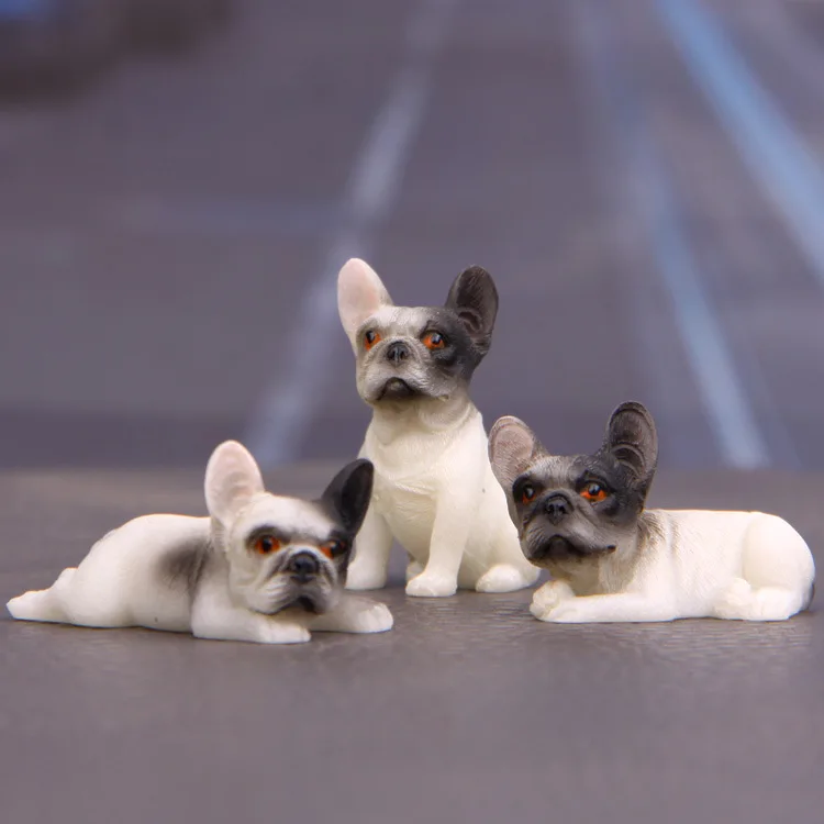 Outdoor garden dog sculpture life size realistic resin dog statues