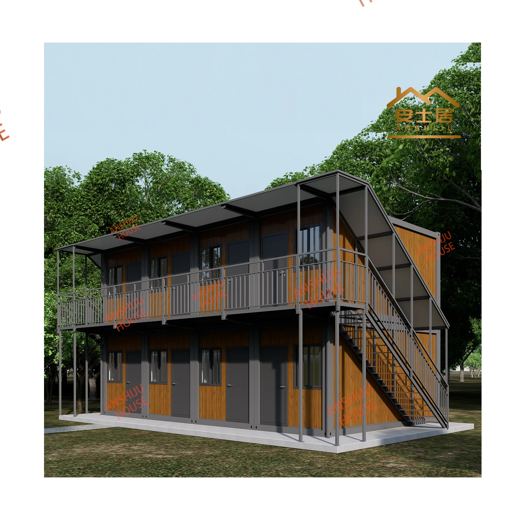 China Factory Sri Lanka High Quality Russia Prefab Houses Folding Container House