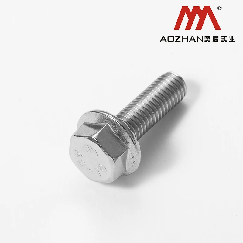High quality screw factory DIN933 304/316 stainless steel Chinese factory GB5783 304 full thread  hex bolt