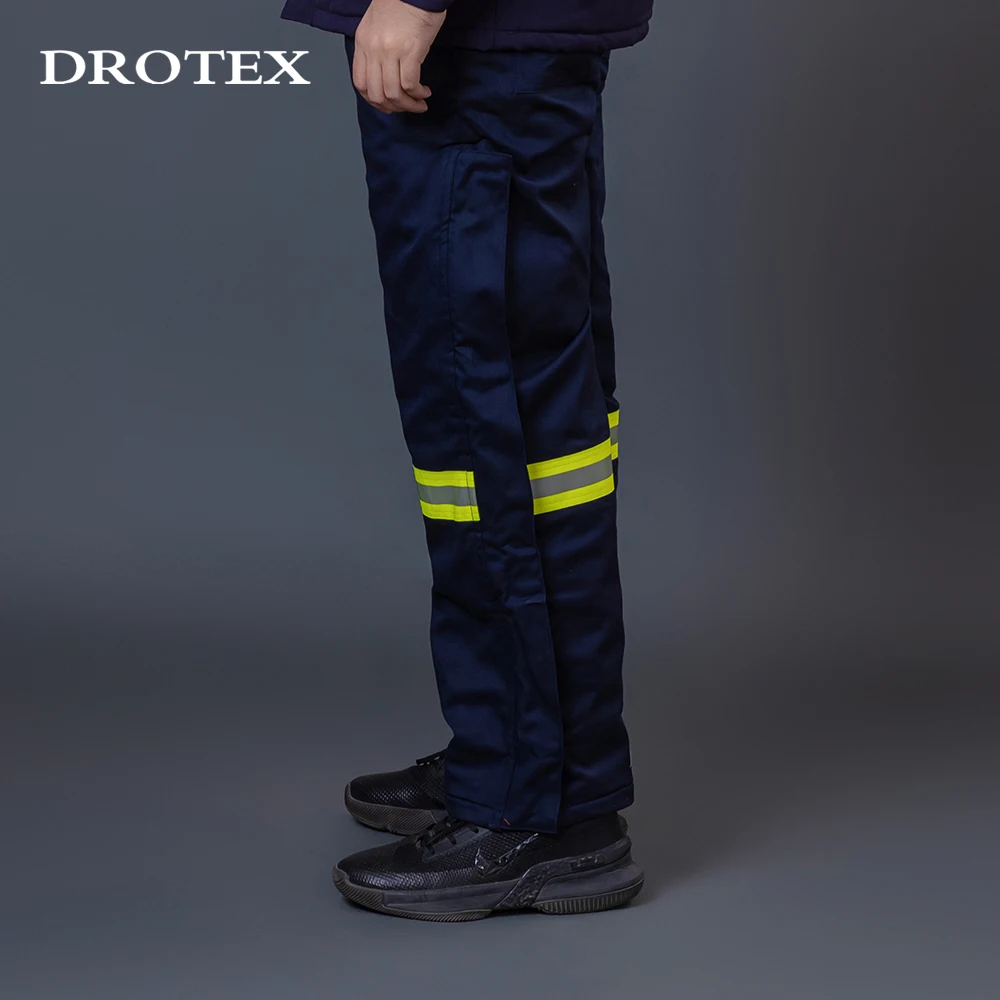 Industrial Flexible Winter Thick Safety Clothing Work Anti Static Fire Resistant Multi Pocket Work Pants