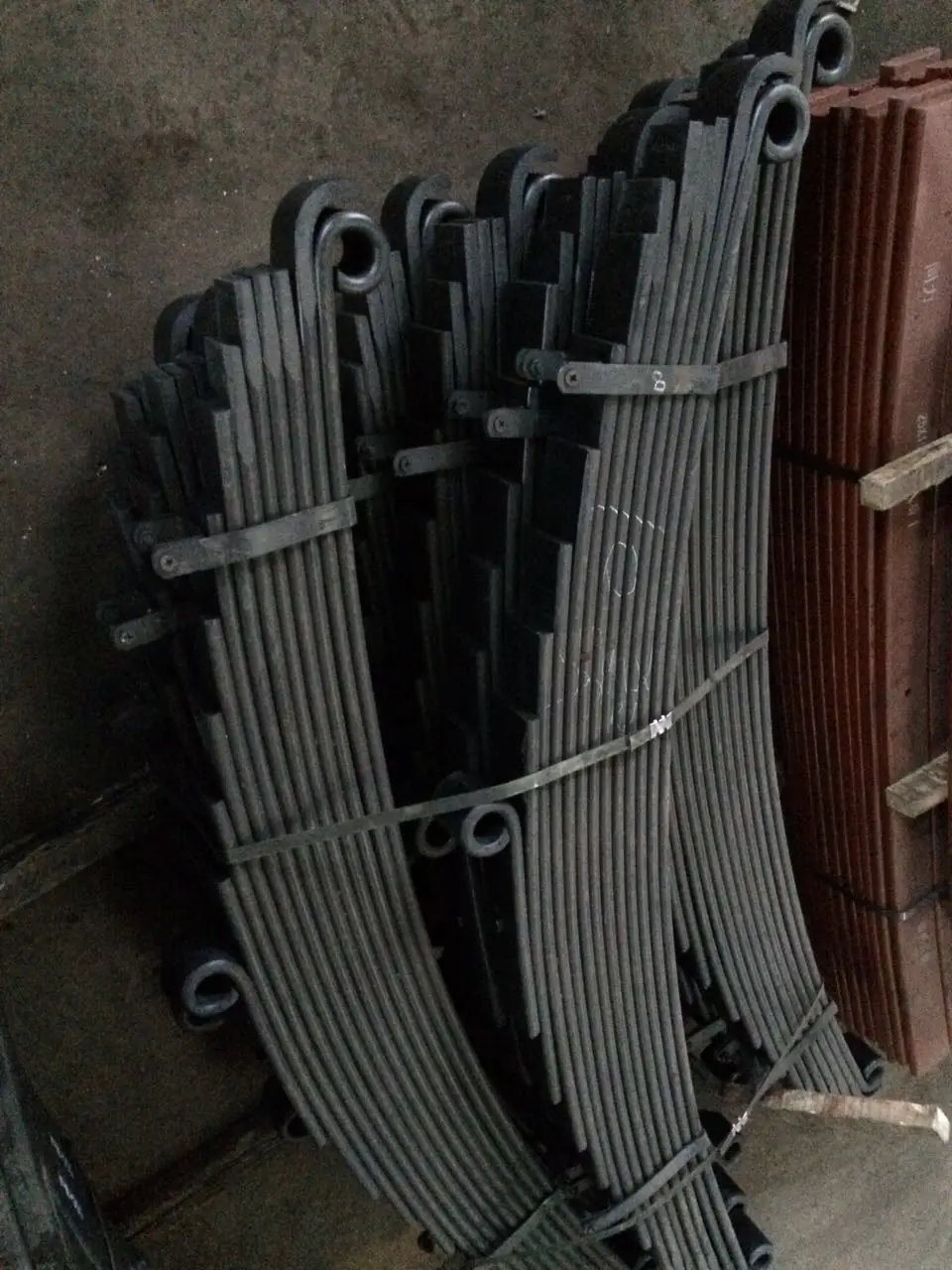 90mm 120mm Width New Used Truck Trailer Spare Parts Steel Leaf Spring