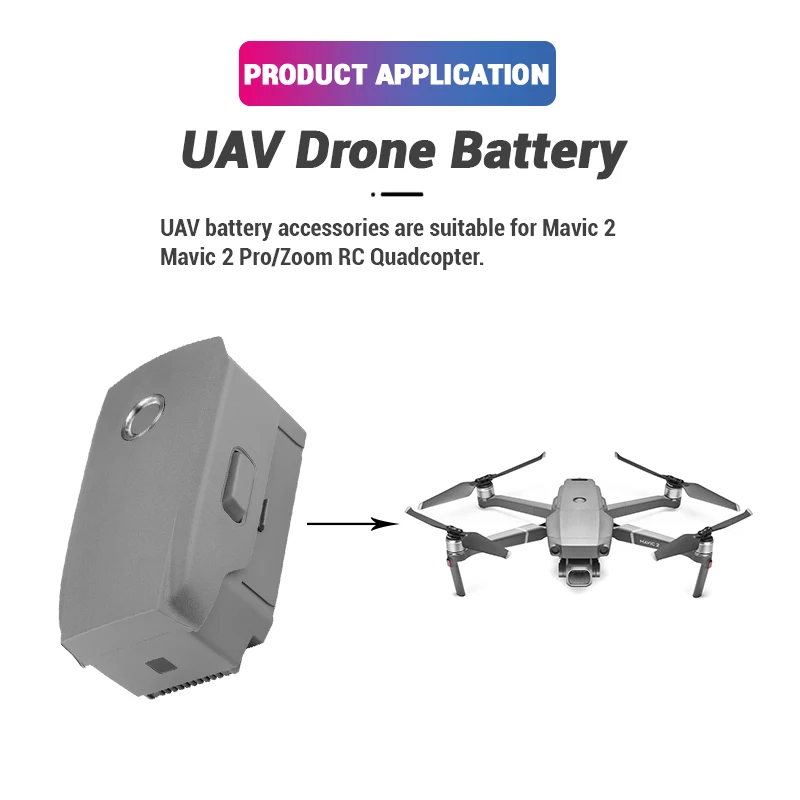 15.4 V 3850mAh Mavic 2 Pro Zoom Intelligent Flight LiPo 4S Battery Flight Time  UAV RC Drone Accessories Batteries