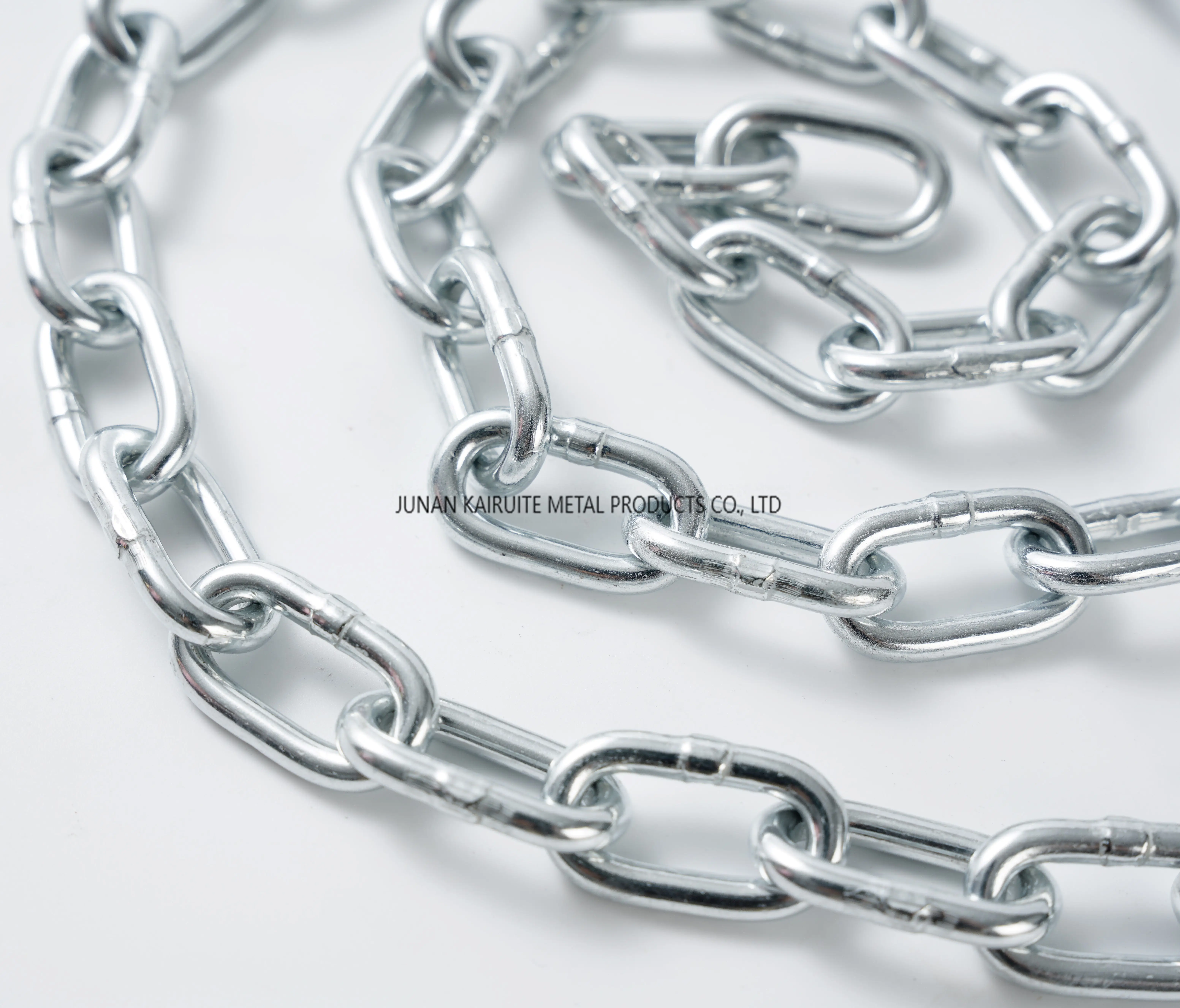 Ordinary Mile Welded Galvanized Steel Long Link Chain G30 Welded Steel Link China