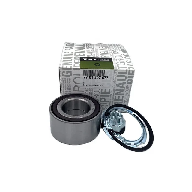 factory price  front wheel bearing kit 7701207677 with bearing 37x72x37 ABS, nut, circrip, Retaining ring for Lada cars