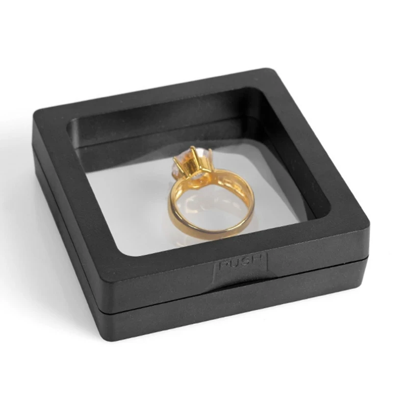 Challenge Coin Floating Transparent Phone Case Jewelry Specimen Military Medal Stand Frame Display Stand 3D Floating Frame