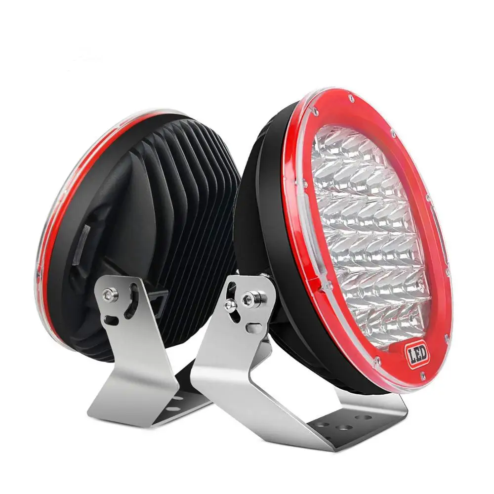 96 Вт 9 дюймов Противотуманные фары и круглые рабочие лампы с Бампером для крыши