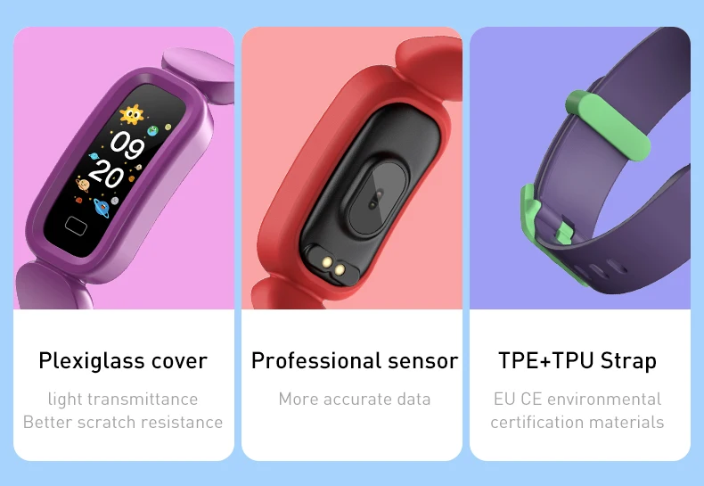 Умные детские Смарт-часы с 16 спортивными режимами водонепроницаемые и с умным браслетом с длительным временем работы в режиме ожидания