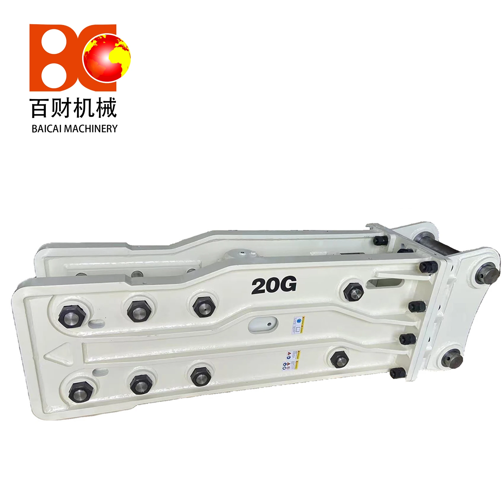 Korea furokawa hydraulic concrete stone pile rock magnetic circuit hammer breaker 20g chisel 135mm for cat320