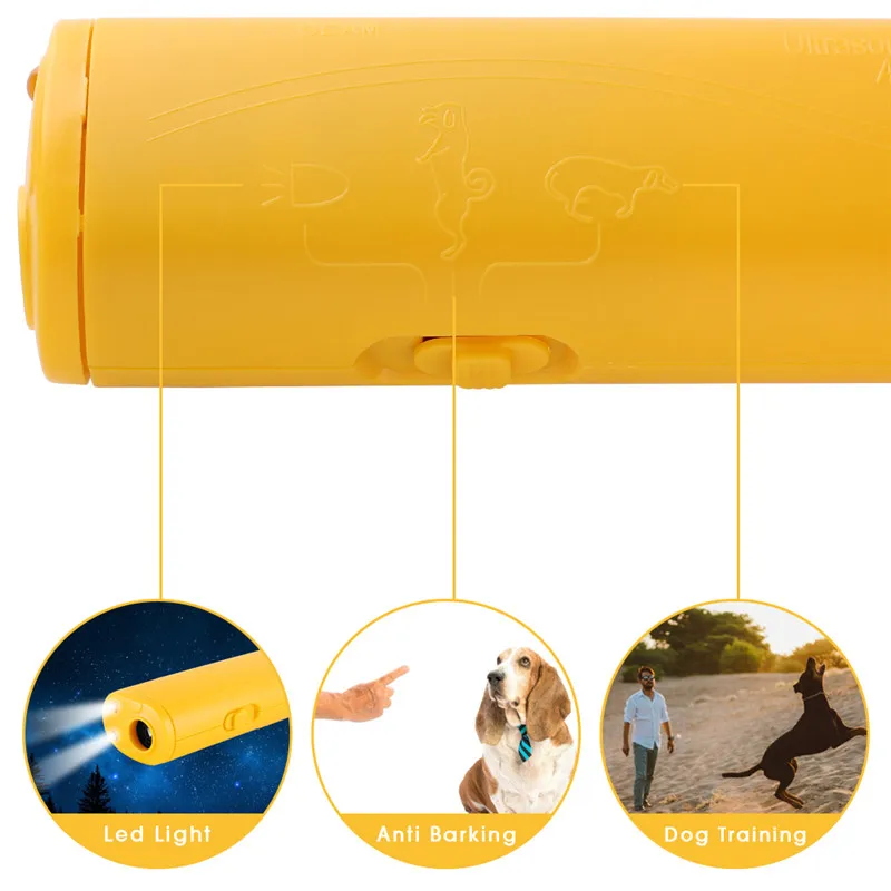 Electronic Ultrasonic Dog Cat Repellent Powerful Bodyguard Device