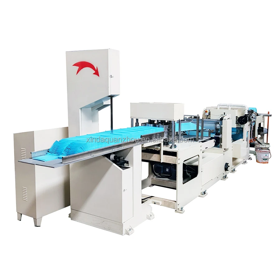 Factory Price Full-automatic Disposable PE Coated Paper Dental Bibs Making Machine