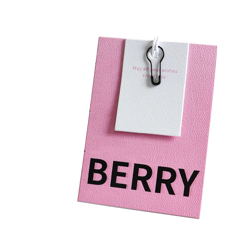 Custom Private Brand Logo Clothing Garment Clothes Size Sale Price Labels Swing Tags