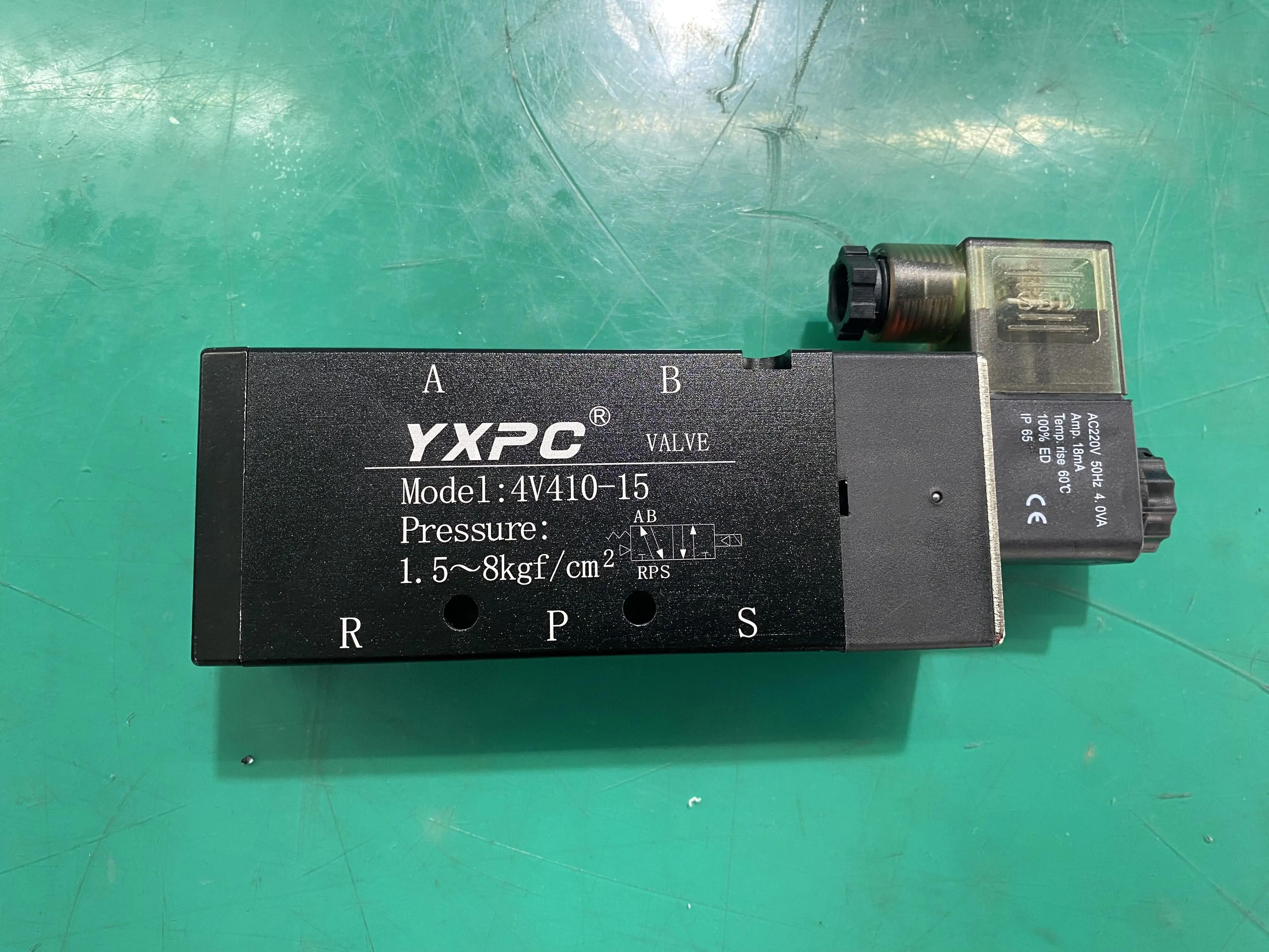 Металлический поршень высокого качества 4V410-15, воздушный 5-ходовой 12 в 110 В 220 В 380 В, магнитный пневматический клапан 12 В, электромагнитный клапан 1/2 дюйма