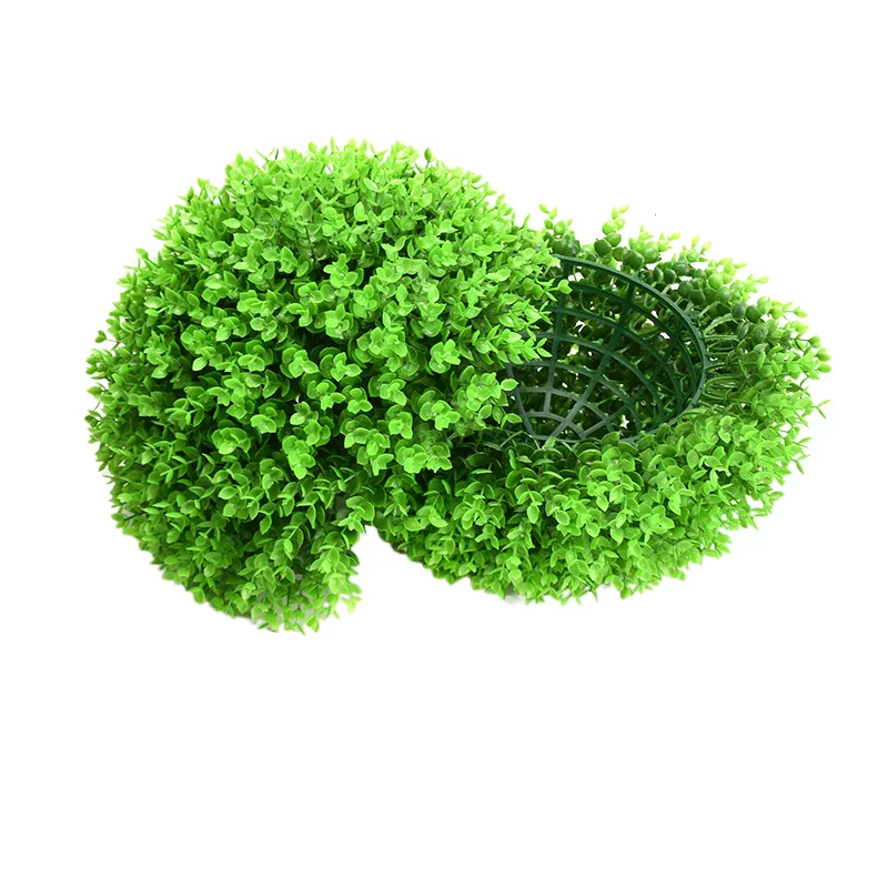 wholesale Simulation plant boxwood straw ball Shopping mall wedding event layout eucalyptus straw ball Hanging decoration