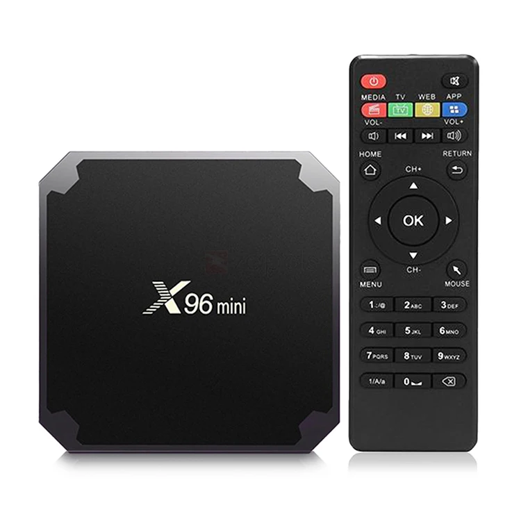 Factory Set-top Box X96mini Android 7.1 9.0 4K UHD Set Top Box Amlogic S905w 2GB 16GB OTT Smart Android X96 Mini TV Box
