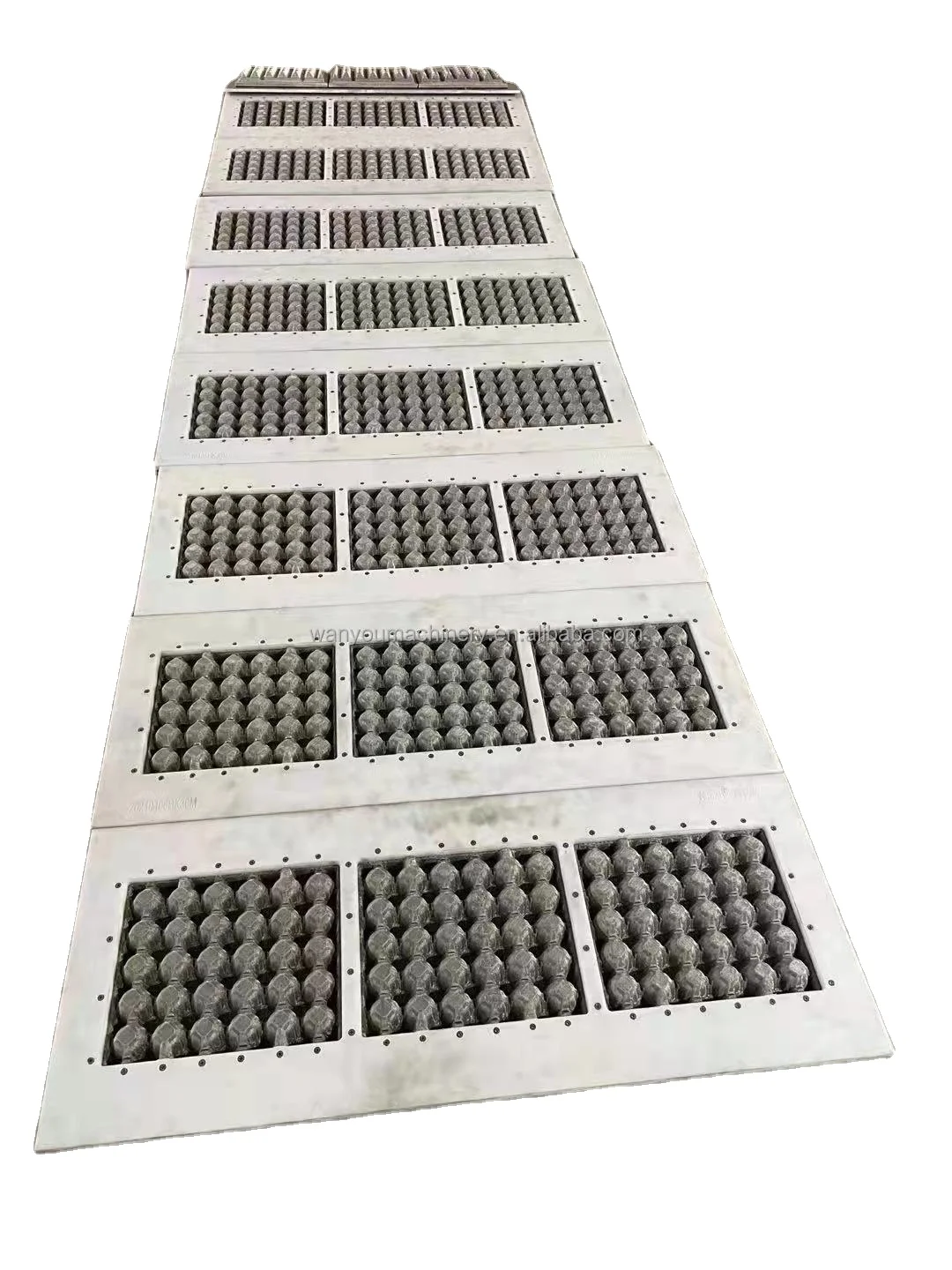 2000pcs per hour capacity rotary large capacity China Egg Carton Box Forming Machine