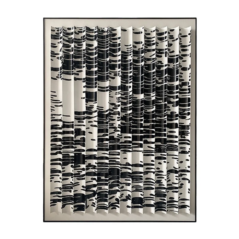 Modern minimalist Wood carving wall decorations creative  handmade painting other wall art