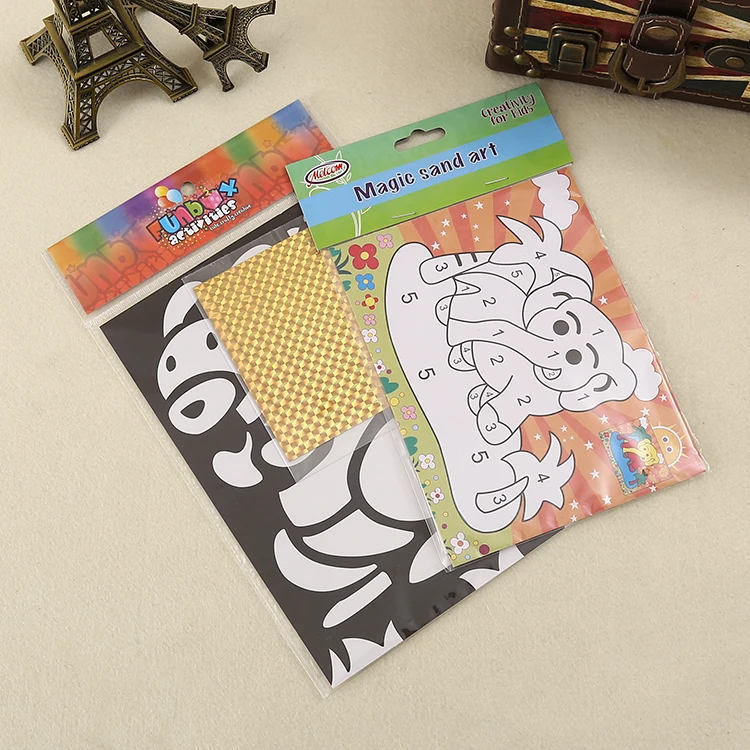 DIY Magic Transfer Wticker Transfer Painting Crafts for Kids Arts And Crafts Toys