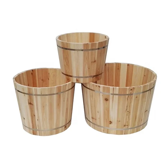 
 Деревянный горшок, ведра, натуральный кедр, цветочный горшок  