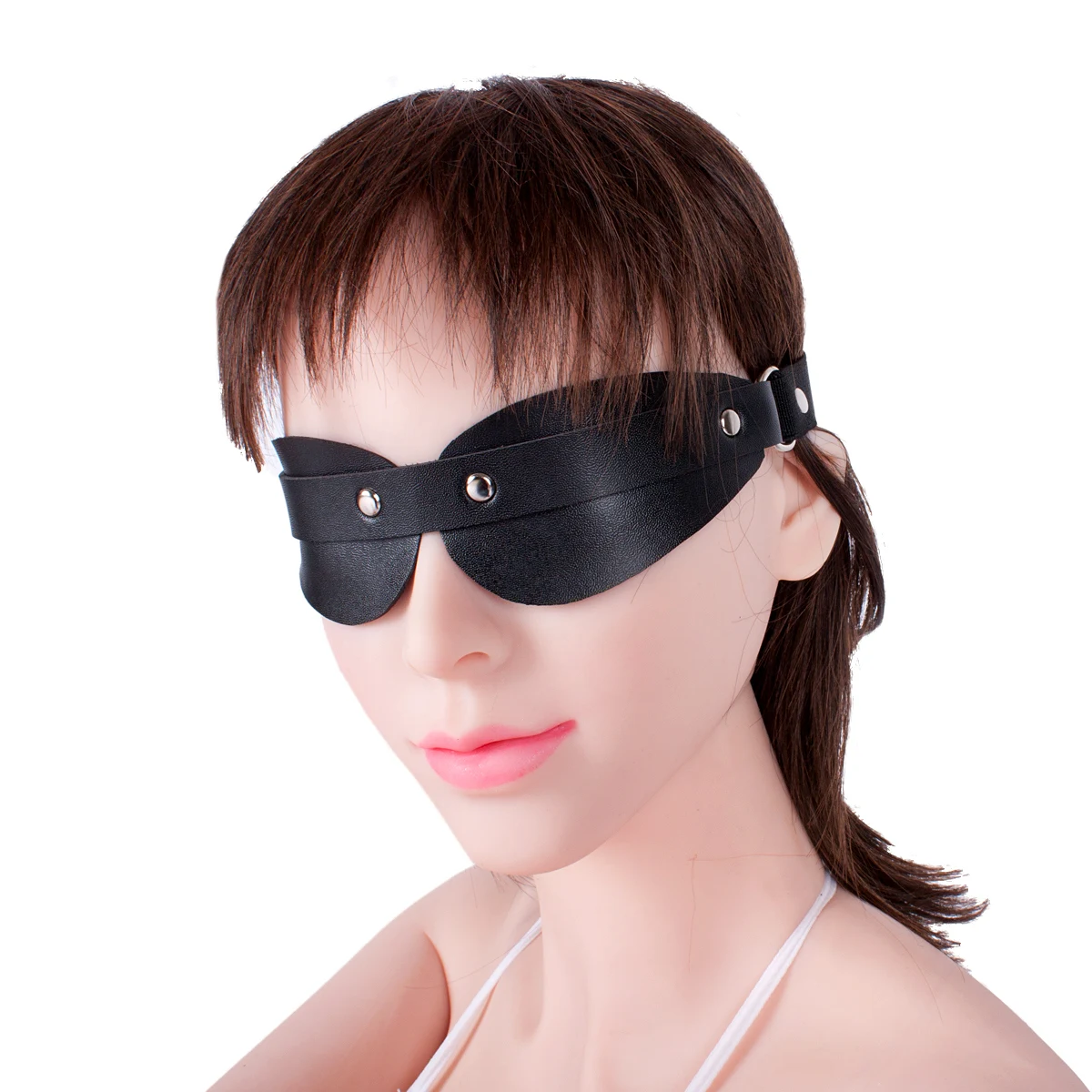 Drop Shipping Ning Hao High Quality Black Sexy Toys Bondage Bdsm Headgear Toy For Women