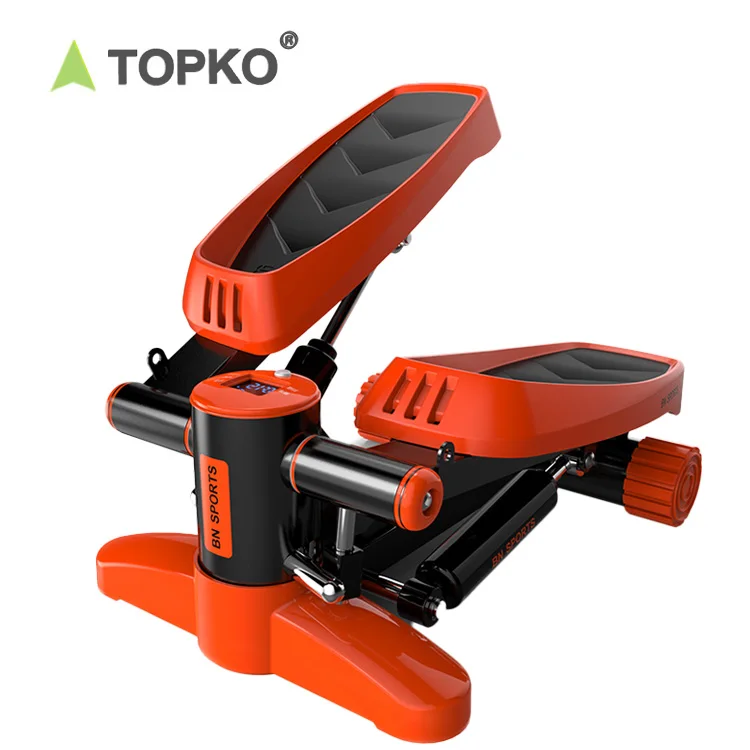TOPKO  Foldable Exercise Stepper Home Indoor Step Mini Bike Leg Exerciser Mini Stepper
