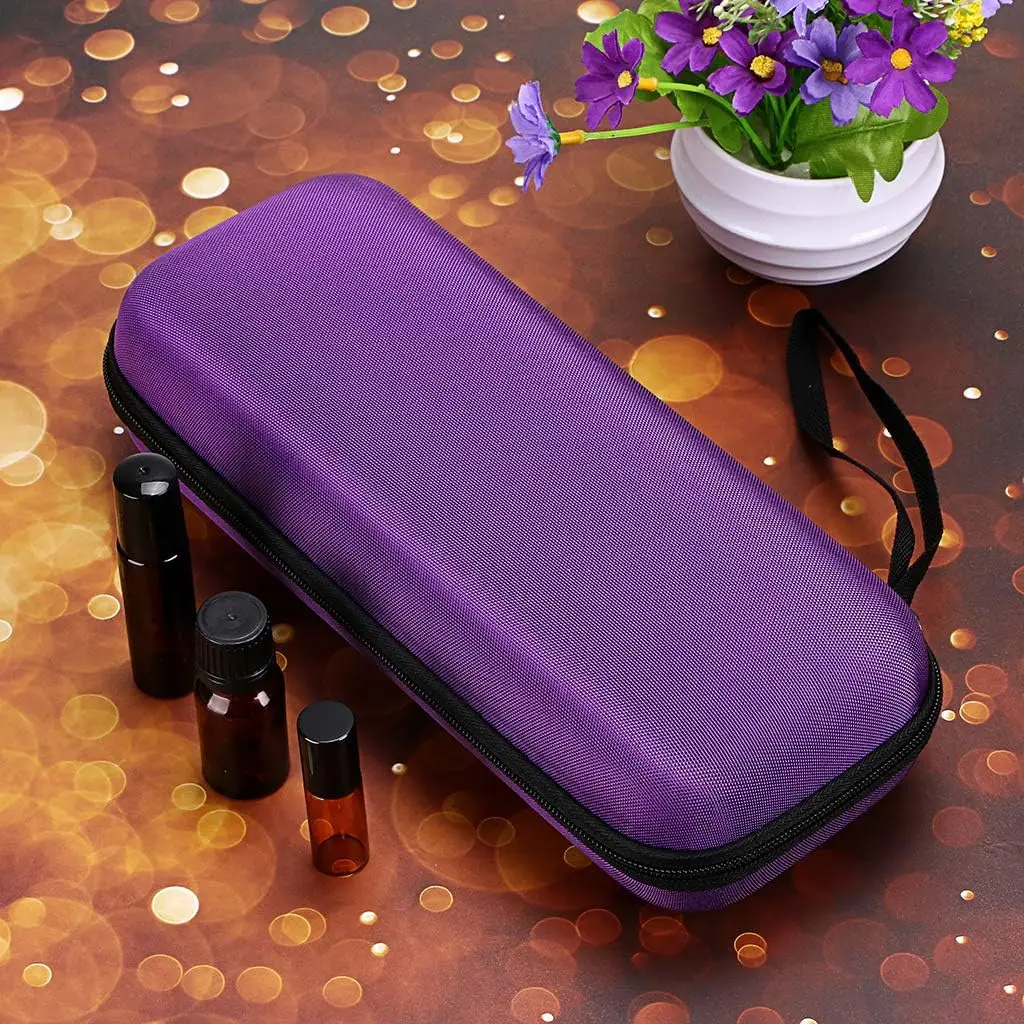 New Style EVA Essential Oils Carrying Case Organizer For 20 Bottles 5ml 10ml Standard And Rollers Bottles