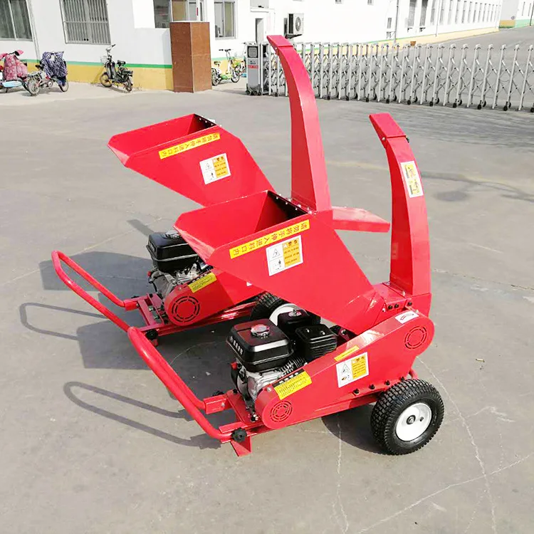 13HP мобильные дизельные барабанные машины садовый ротор ветвейная дробилка измельчитель pto для