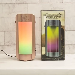 EMAF дропшиппинг наружный кемпинг RGB светодиодный беспроводной динамик Портативный перезаряжаемый TWS BT Фонарь с радио TF