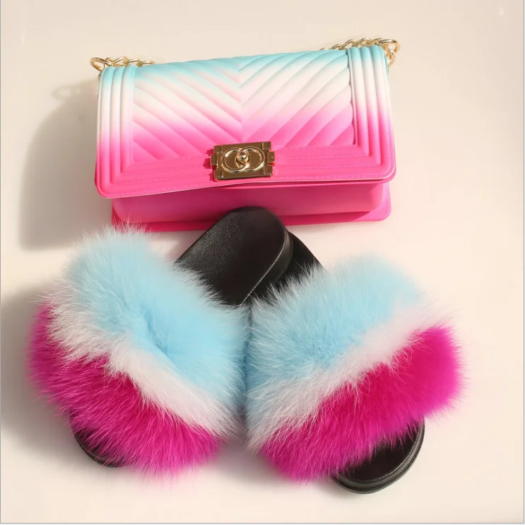
2021 Hot Sale Ins Girl Jelly Colorful Painted Graffiti Bags Candy Bag With Gold Hardware Large Capacity Handbag 